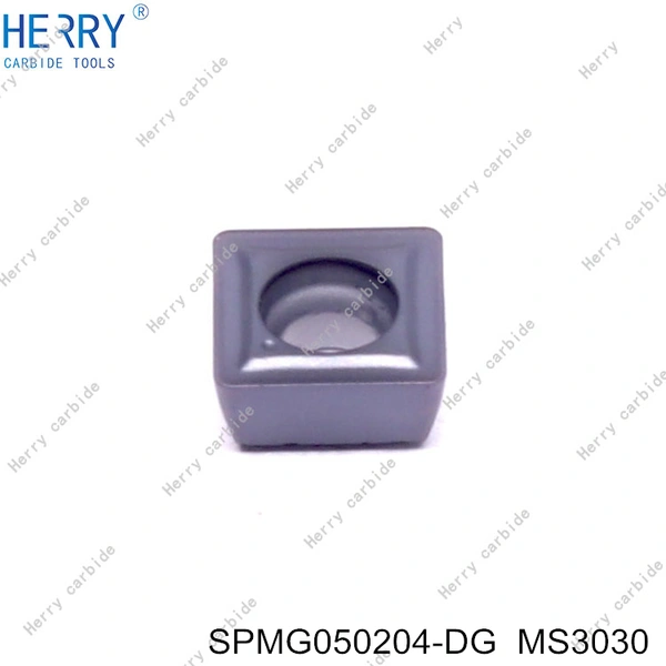 herramienta de torneado de torno cnc spmg050204-dg insertos de perforación en forma de u