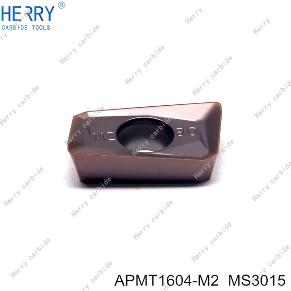 çin üretici güvenlik cnc apmt1604pder-m2 karbür freze ucu