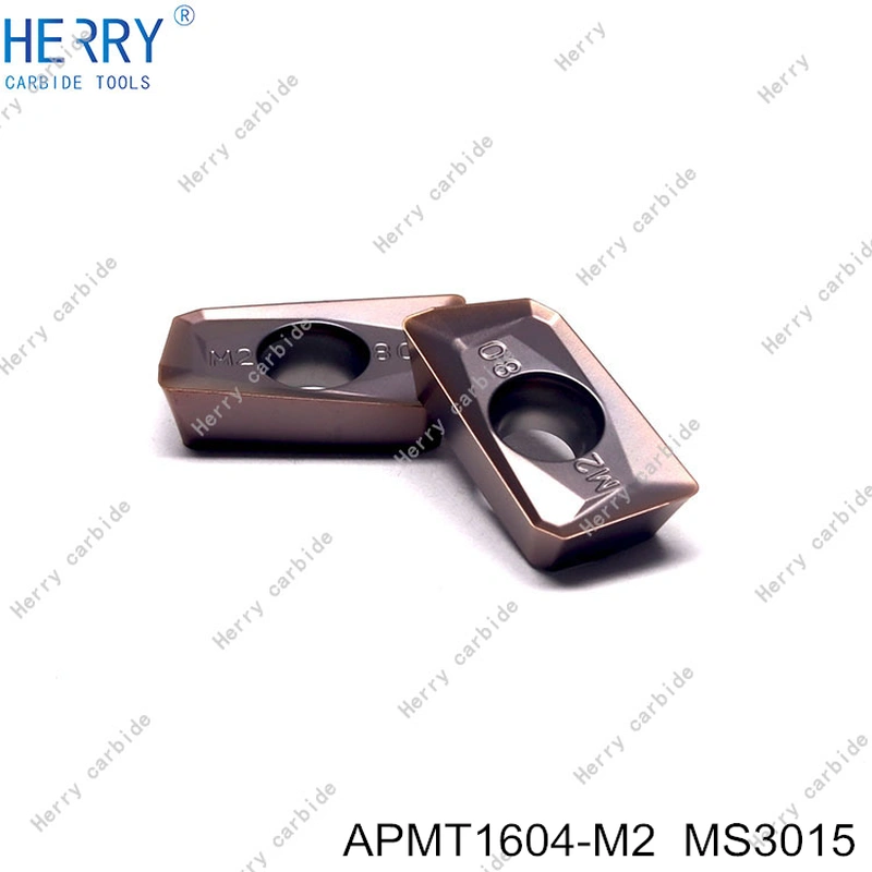 çin üretici güvenlik cnc apmt1604pder-m2 karbür freze ucu