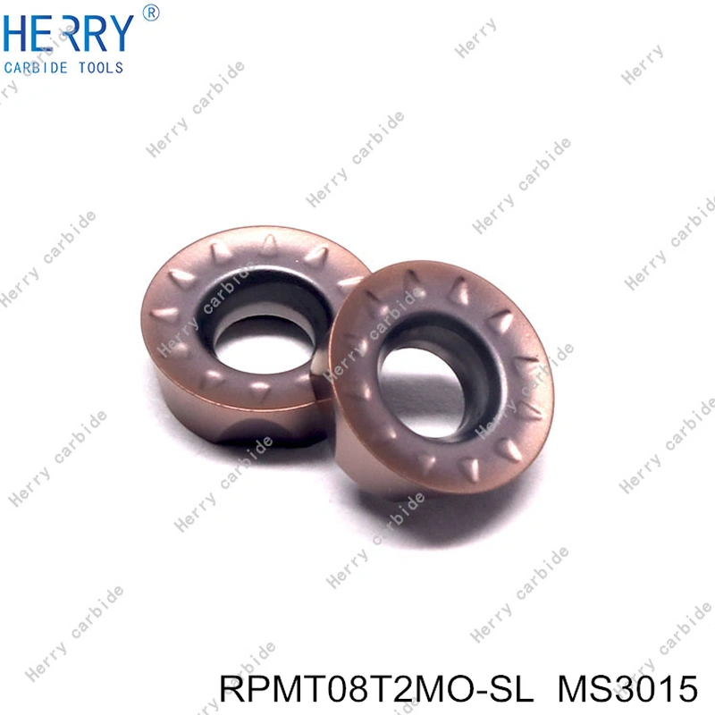 yüzey frezeleme takımları için cnc freze uçları rpmt08t2m0e-js