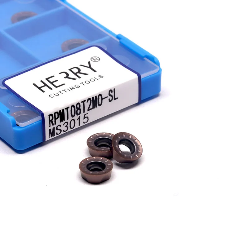 yüzey frezeleme takımları için cnc freze uçları rpmt08t2m0e-js