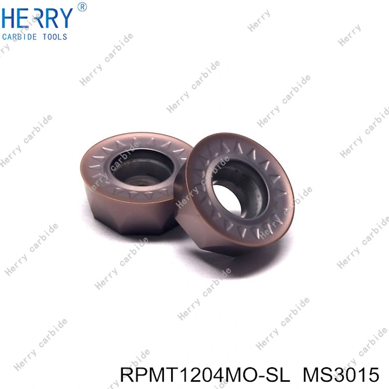 yüzey frezeleme için yüksek aşındırıcı rpmt1204moe-js freze ucu