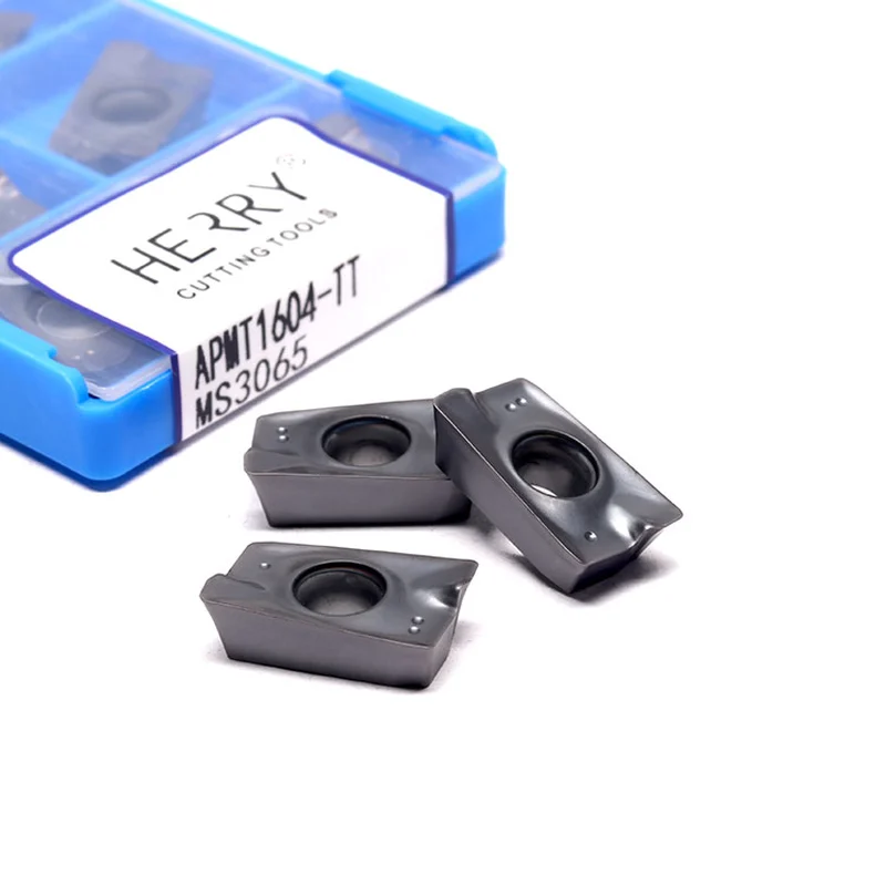 pvd kaplamalı apmt1604pder karbür frezeleme omuz uçları