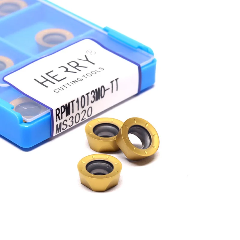 CNC Machine Cutting Tools RPMT1003MO-TT Carbide Milling Inserts