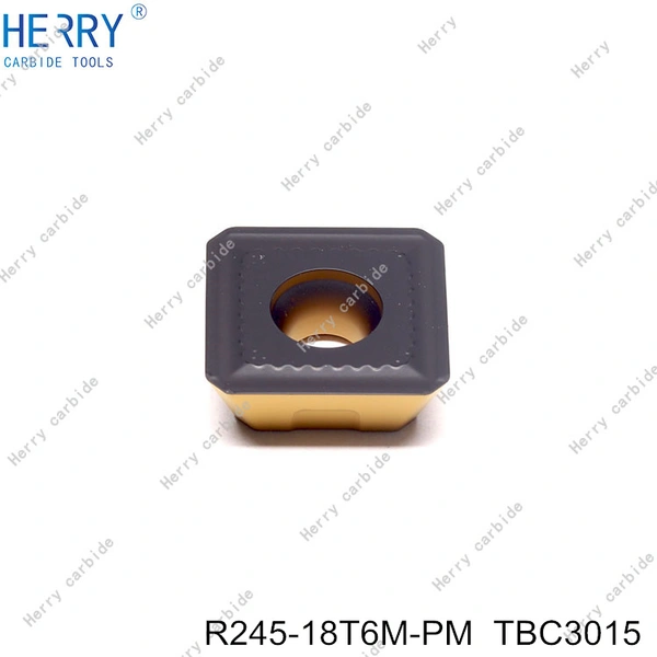 yüzey frezesi kesici r245-18t6m-pm güvenlik tungsten karbür freze ucu