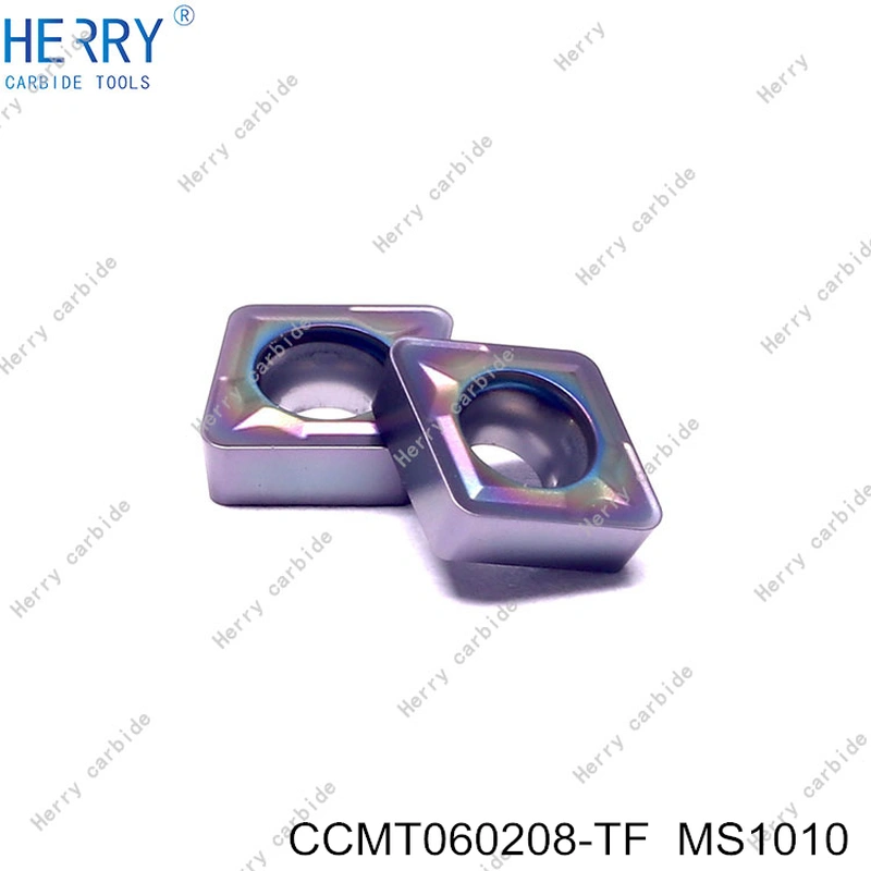 paslanmaz çelik için renkli ccmt060208 karbür uç
