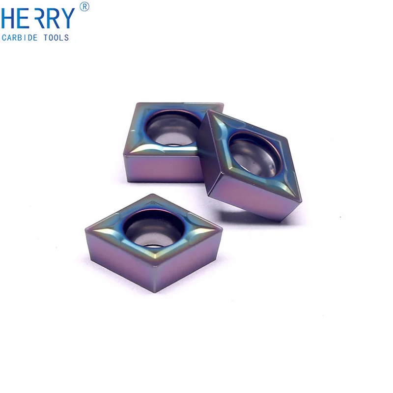 uzun takım ömrü yüksek sertlik ccmt09t304 tungsten karbür uçlar