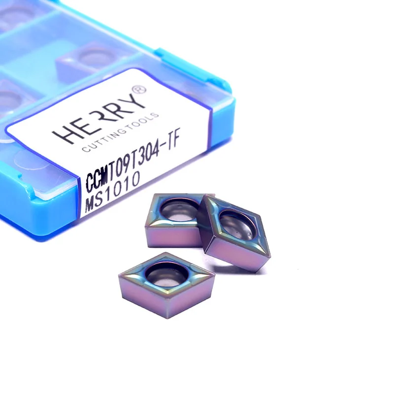 uzun takım ömrü yüksek sertlik ccmt09t304 tungsten karbür uçlar