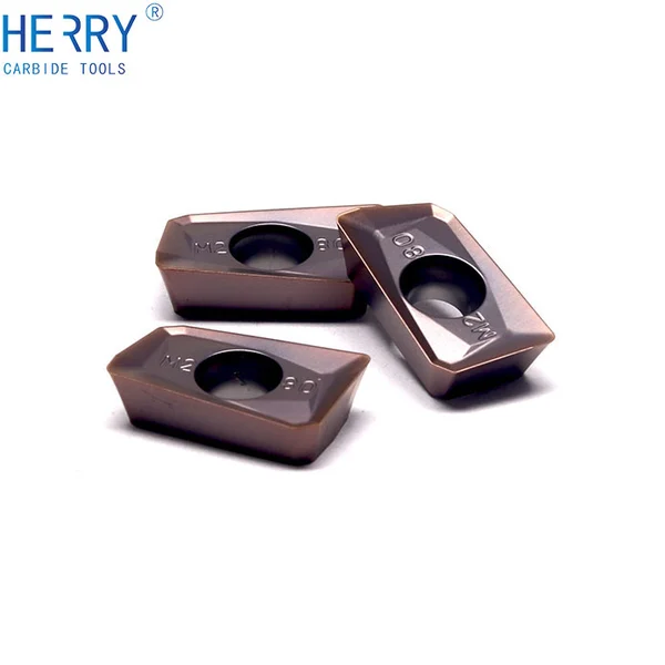 çin üretici güvenlik cnc apmt1604pder-m2 karbür freze ucu