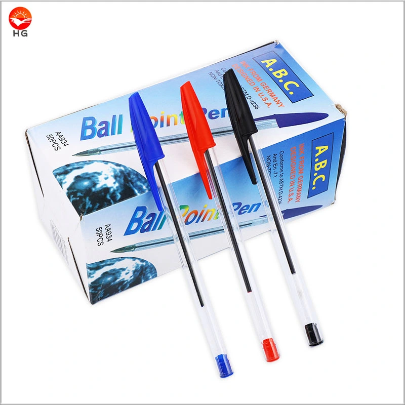 Red, Blue, Black Ballpoint Pen for School