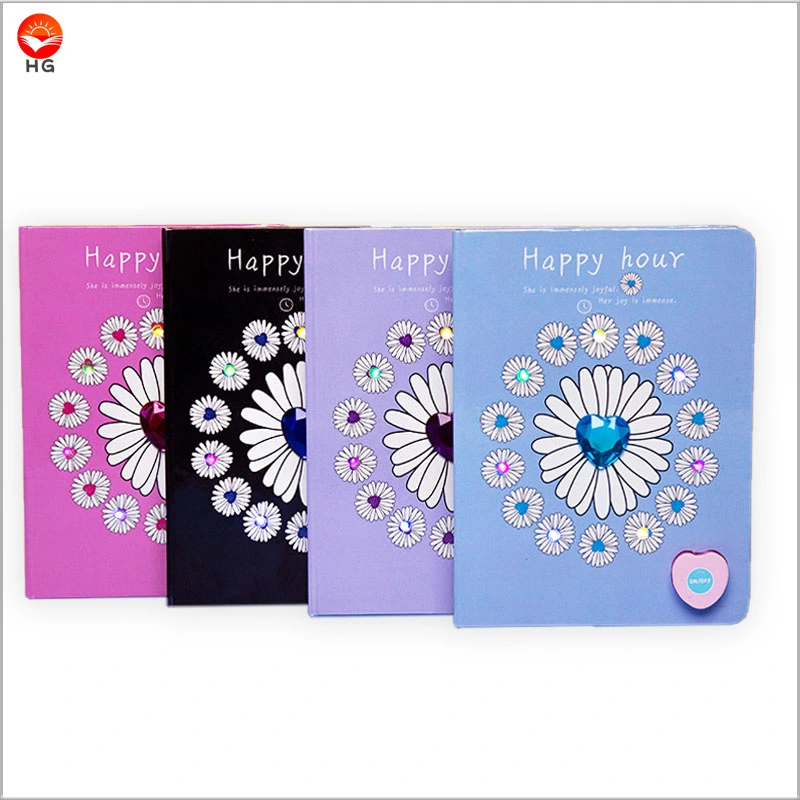 Hardcover Fresh Notebook With Led Light