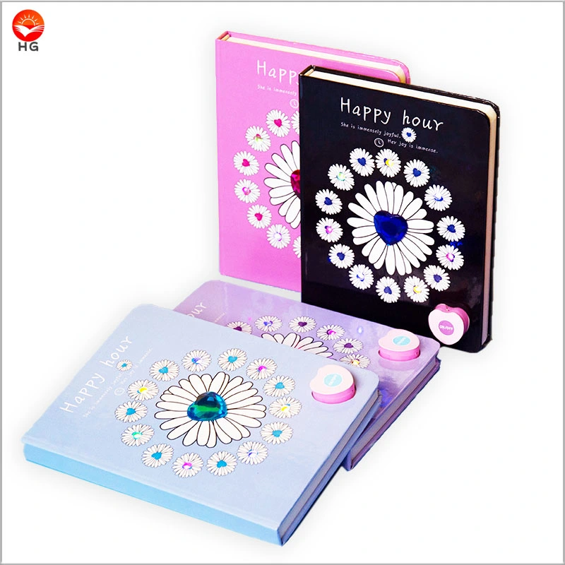 Hardcover Fresh Notebook With Led Light