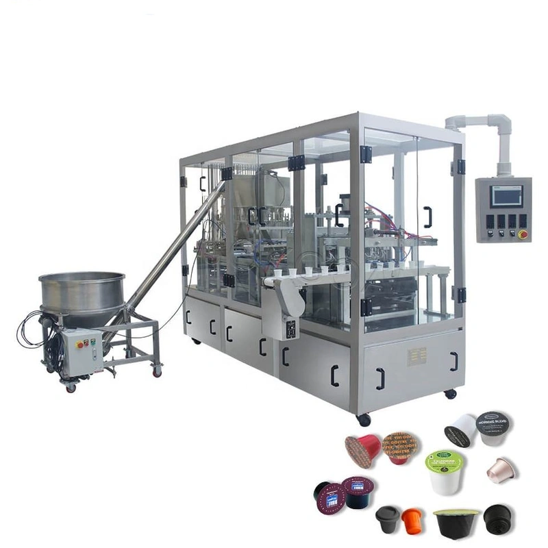 Машина для наполнения и запайки кофейного порошка