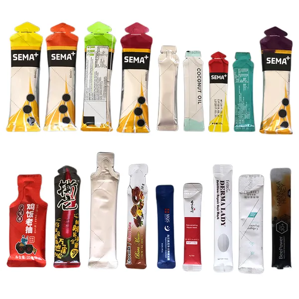 bottle shaped pouch jelly packing machine,shaped sachet packer