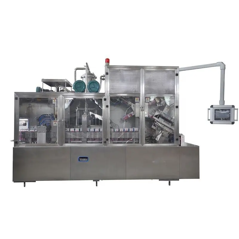 الجملون أعلى كرتون الزبادي ملء آلة الختم السد