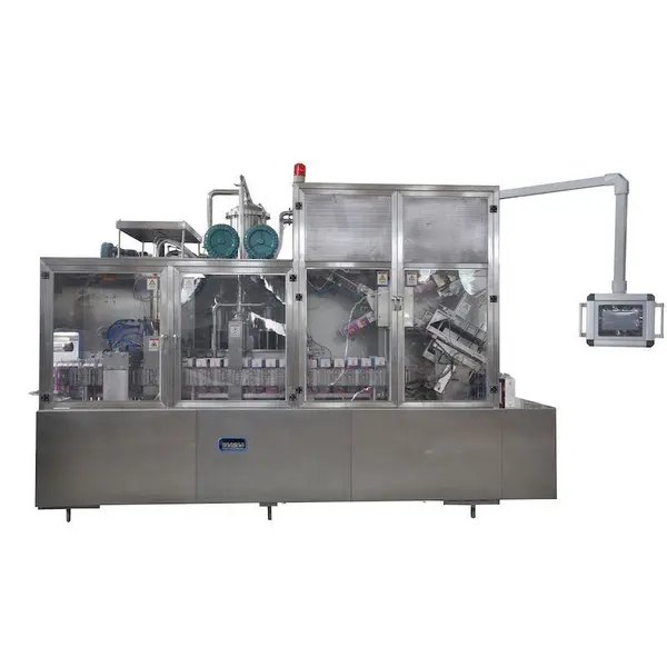 الجملون أعلى كرتون الزبادي ملء آلة الختم السد