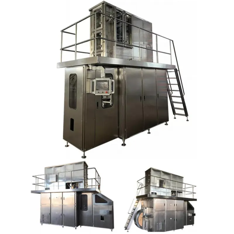 آلة تعبئة وتغليف الكرتون الهرمية المعقمة