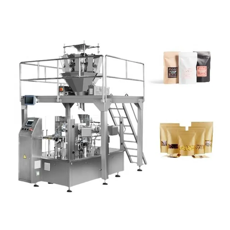 машина для наполнения и запайки готовых пакетов