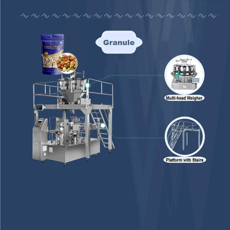 машина для наполнения и запайки готовых пакетов