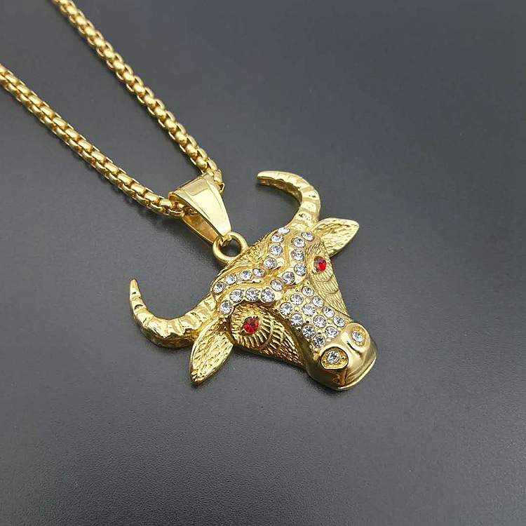 316L S.steel animal pendant