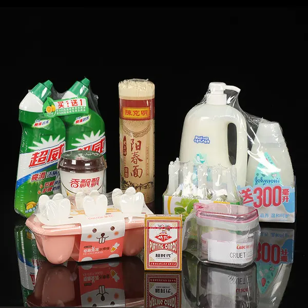 máquina de embalaje retráctil bolsas retráctiles pof  