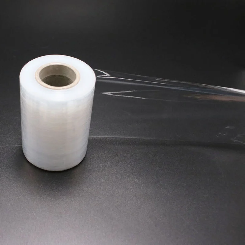 rollo de envoltura termo palet estirable para embalaje envolver embalaje ldpe plástico agua embotellada película termocontraíble 