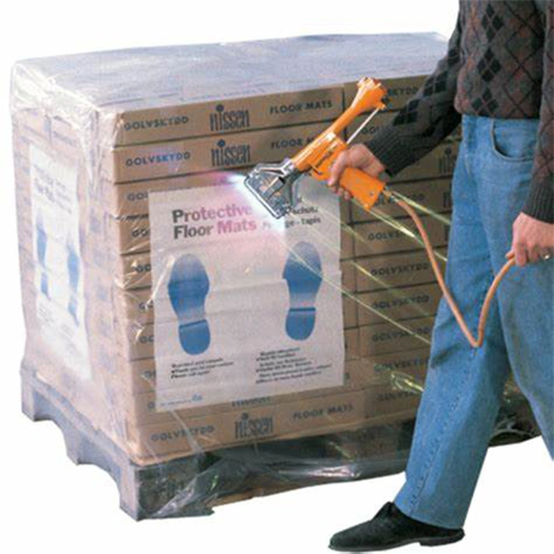 полиолефиновая термоусадочная пленка с пистолетом-распылителем 