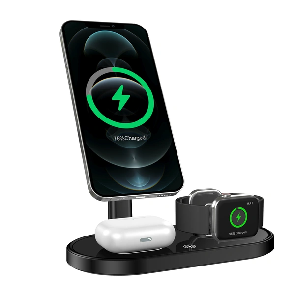 3 in 1 Wireless Charging Station for iPhone, iwatch, Airpods