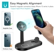 3 in 1 Wireless Charging Station for iPhone, iwatch, Airpods