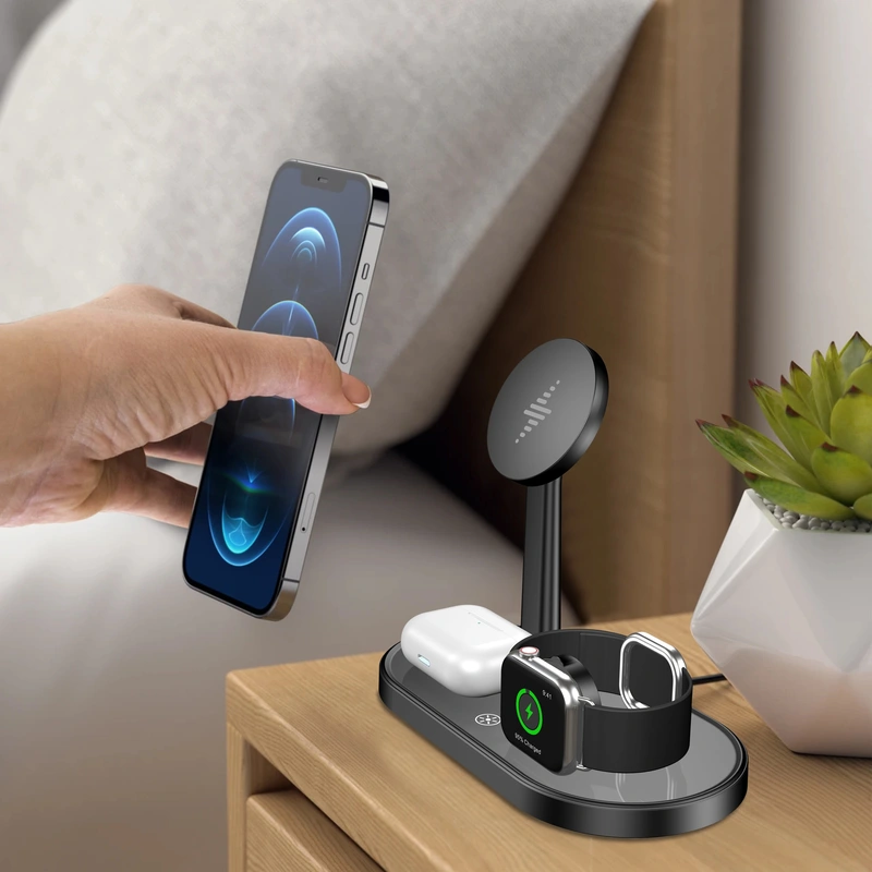 3 in 1 Wireless Charging Station for iPhone, iwatch, Airpods