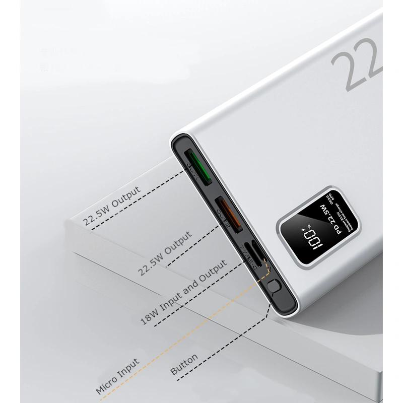 USB-C PD Power Bank with 22.5W | 10,000mAh - Reestec