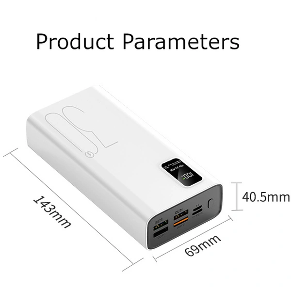 USB-C PD Power Bank with 22.5W | 30,000mAh