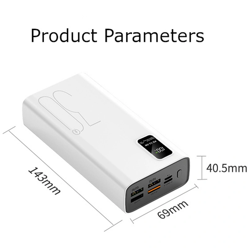 USB-C PD Power Bank with 22.5W | 30,000mAh