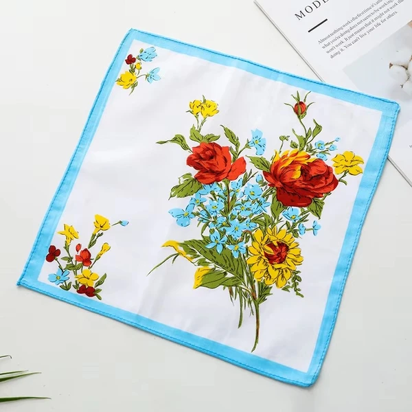 100% Cotton Bandana Printing Handkerchief Support to Custom Design New