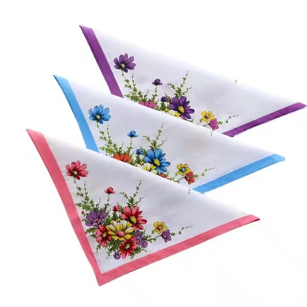 100% Cotton Bandana Printing Handkerchief Support to Custom Design New