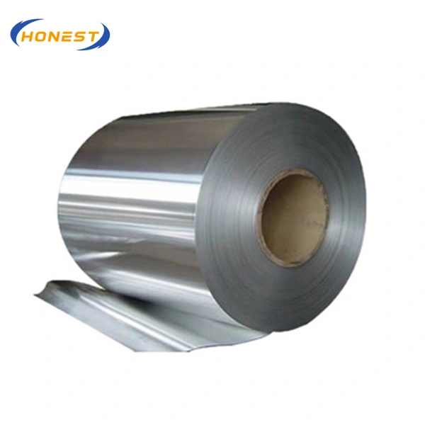 Bobina de acero inoxidable de hoja de acero inoxidable de placa de espejo 304 de película de pvc ss personalizada con 0.05-2m de espesor