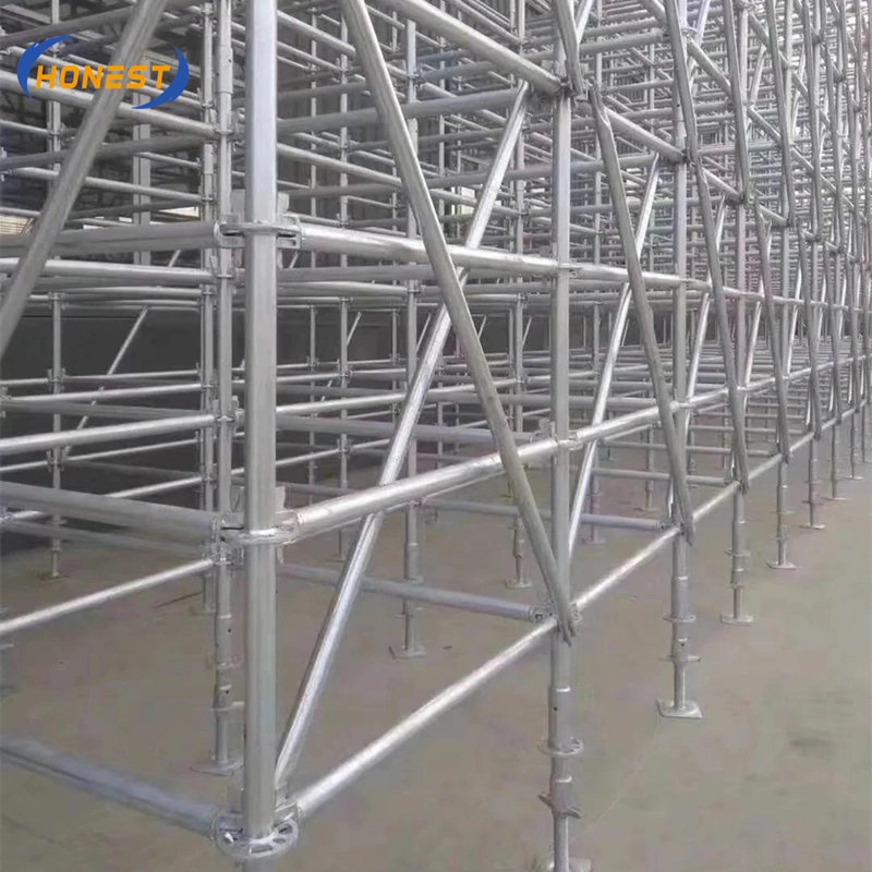 Heavy Duty Galvanized Adjustable Steel Post Jack Formwork Scaffolding