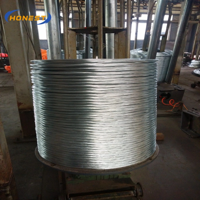 alambre de acero galvanizado para alambre de púas 