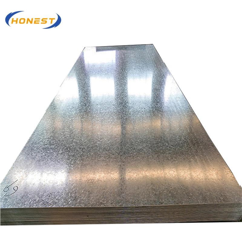 hoja de acero galvanizada en caliente de la bobina de acero galvanizada en frío laminada en frío del cinc dx51 