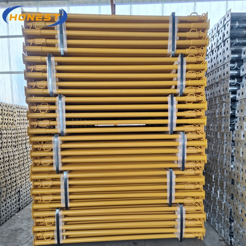 Soportes de losa de metal galvanizado, soportes de losa, poste de gato telescópico  