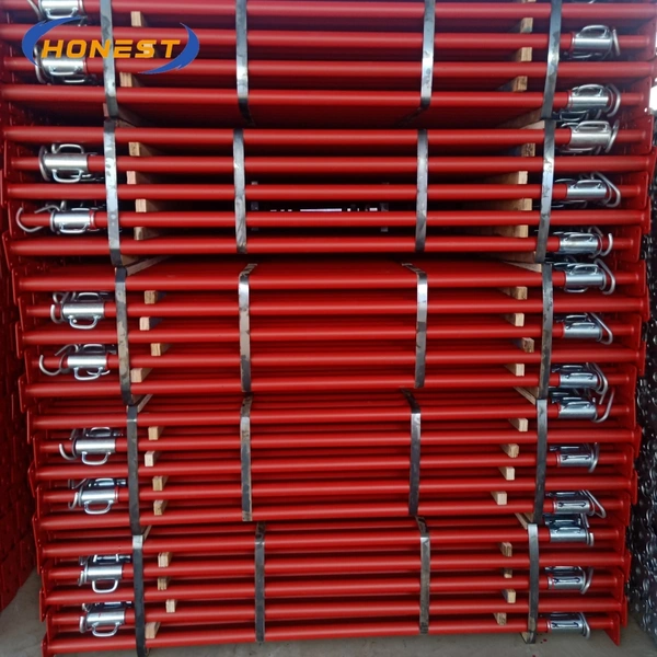 soporte de apuntalamiento de puntal de acero ajustable