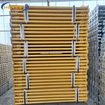 Soportes de losa de metal galvanizado, soportes de losa, poste de gato telescópico  