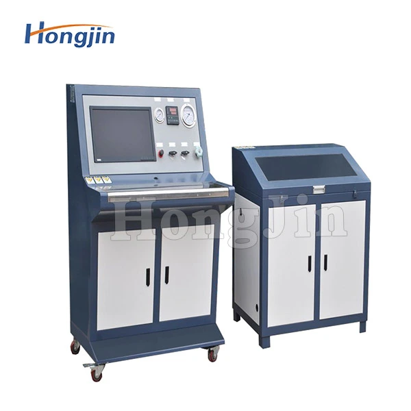 машина для испытания ступицы колеса на герметичность