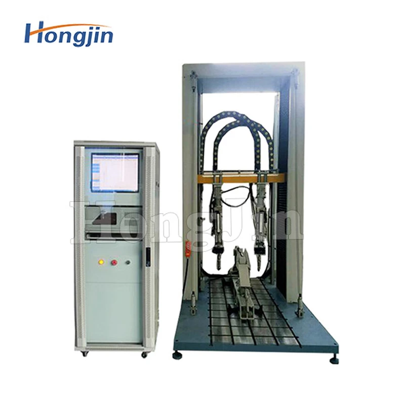 macchina per prove di fatica dinamica idraulica a doppia stazione