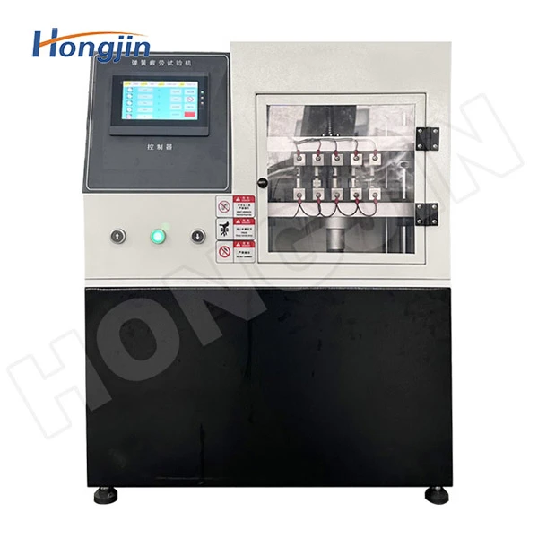 Five-station spring fatigue testing machine