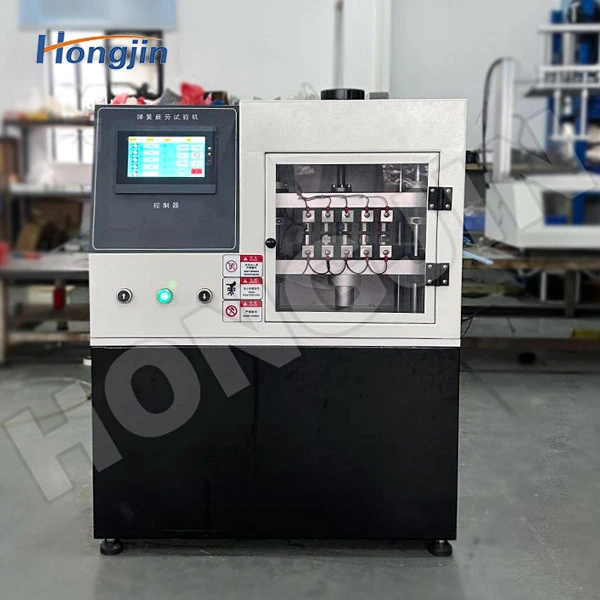 Five-station spring fatigue testing machine