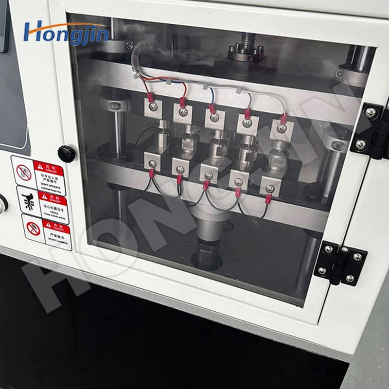 Five-station spring fatigue testing machine