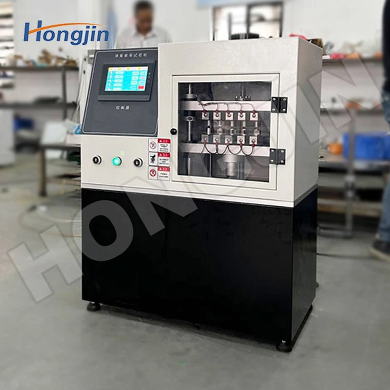 Five-station spring fatigue testing machine