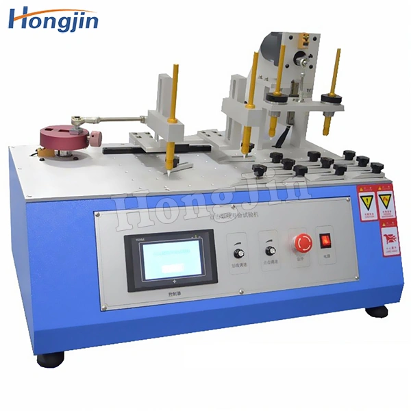 Automatic click scribing testing machine