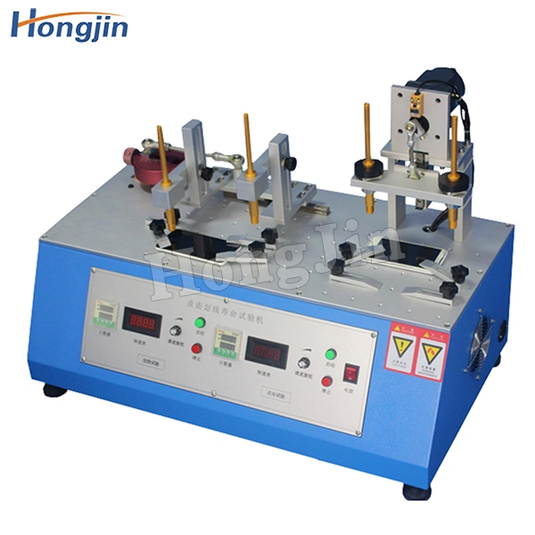 Automatic click scribing testing machine